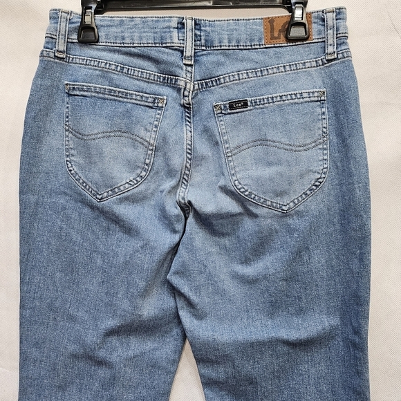 Lee Mid Rise Denim Capri Bursting Brights Size 10 M - Picture 4 of 6
